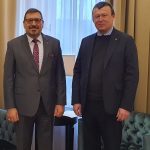 السفير الدجاني يلتقي برئيس دائرة الشرق الاوسط في الخارجية الاوكرانية