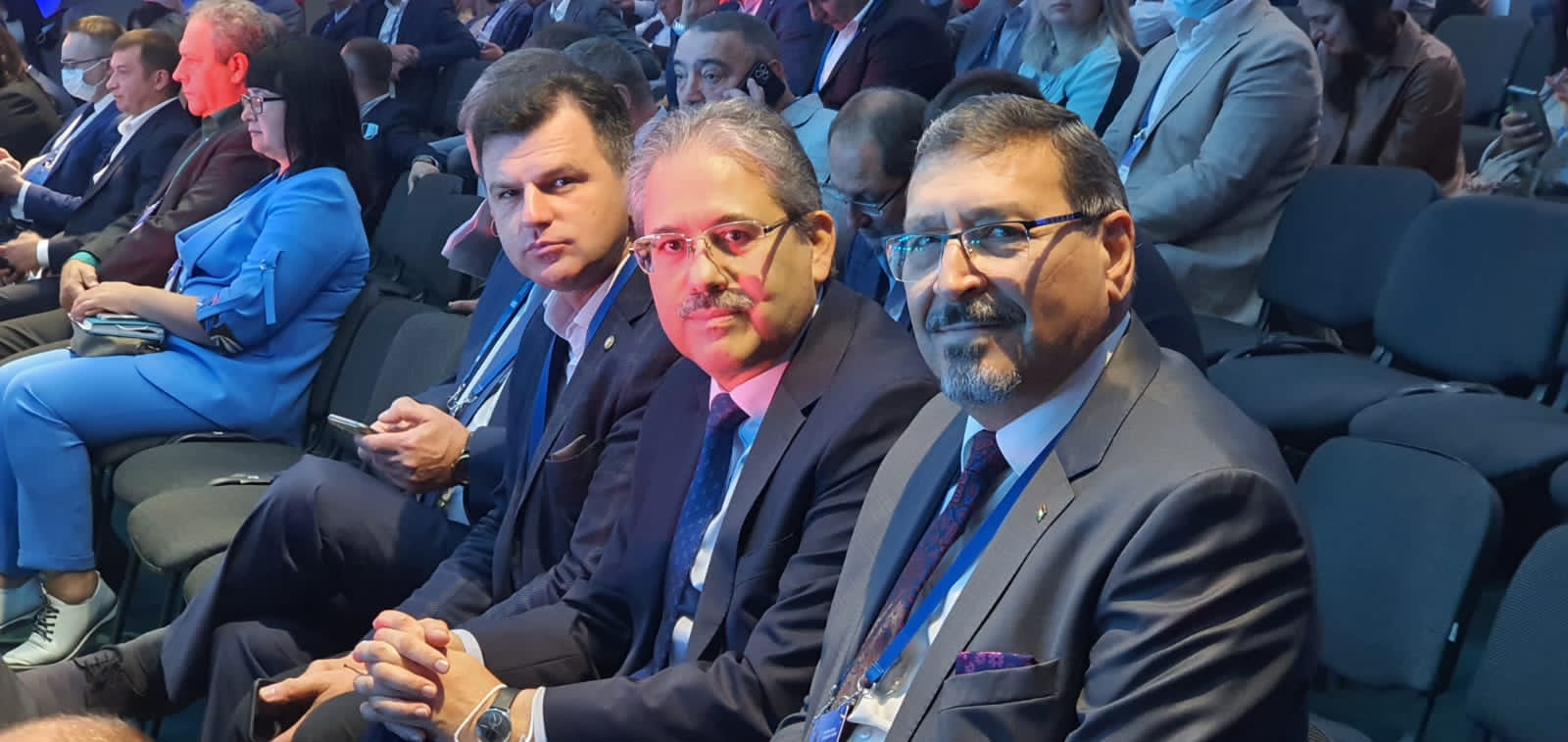 H.E. Ambassador Hashem Dajani attending the opening ceremony of the 20th session of the International Economic Forum and the International Forum of Medical and Health Tourism in Lviv