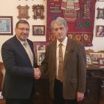 Ambassador Hashem Dajani paid a courtesy visit to the third President of Ukraine, Mr. Viktor Yushchenko