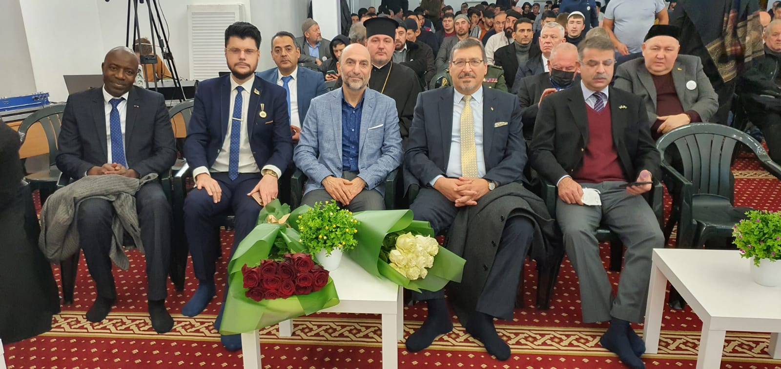 Ambassador Hashem Dajani taking part in a ceremony dedicated to Mawlid al-Nabawi al-Sharif
