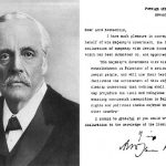 The 104th anniversary of the “Balfour Declaration”
