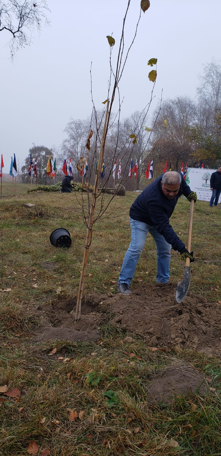 Embassy taking part in the initiative in the framework of the International ecological project “Greening of Ukraine”