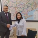 قام السفير هاشم الدجاني بزيارة مجاملة  للسيدة اوسنات لوبراني، المنسق المقيم للأمم المتحدة ومنسق الشؤون الإنسانية في اوكرانيا