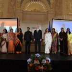 Ambassador Hashem Dajani took part in a festive ceremony marking the 73rd Republic Day of India