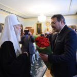 Ambassador Hashem Dajani took part in the ceremony on the occasion of the 93rd birthday of His Holiness Filaret, The Patriarch of Kyiv And All Rus’-Ukraine