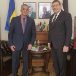 H.E. Ambassador Hashem Dajani receiving H.E. Mr. Djihad Eddine Belkas, Ambassador of the People`s Democratic Republic of Algeria to Ukraine