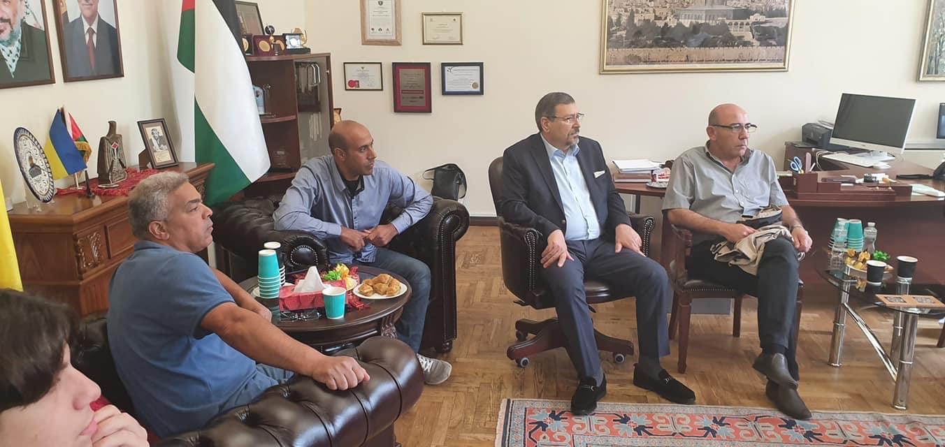 The Palestinian Ambassador to Ukraine receives well-wishers on the occasion of Eid Al-Adha