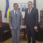 استقبل السفير هاشم الدجاني في مكتبه سعادة سفير مملكة إسبانيا لدى أوكرانيا