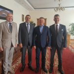 Ambassador of Palestine to Ukraine Mr. Hashem Dajani and Counselor of the Embassy Mr. Dawood Jalloud attended the Graduation Ceremony of the Institute of International Relations of Taras Shevchenko National University of Kyiv