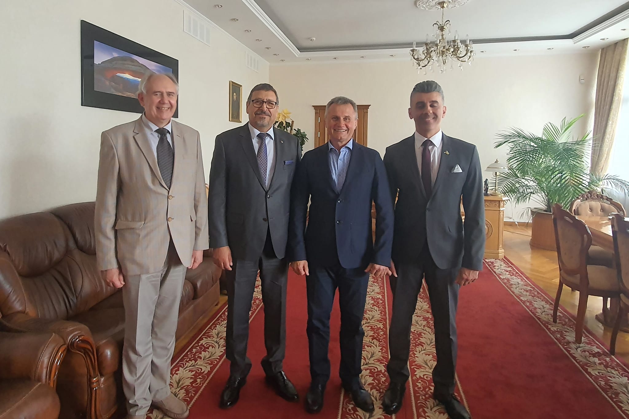 Ambassador of Palestine to Ukraine Mr. Hashem Dajani and Counselor of the Embassy Mr. Dawood Jalloud attended the Graduation Ceremony of the Institute of International Relations of Taras Shevchenko National University of Kyiv