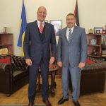 Ambassador Hashem Dajani received at the Embassy`s headquarters H.E. Ambassador of the Republic of Türkiye to Ukraine Mr. Mustafa Levent Bilgen