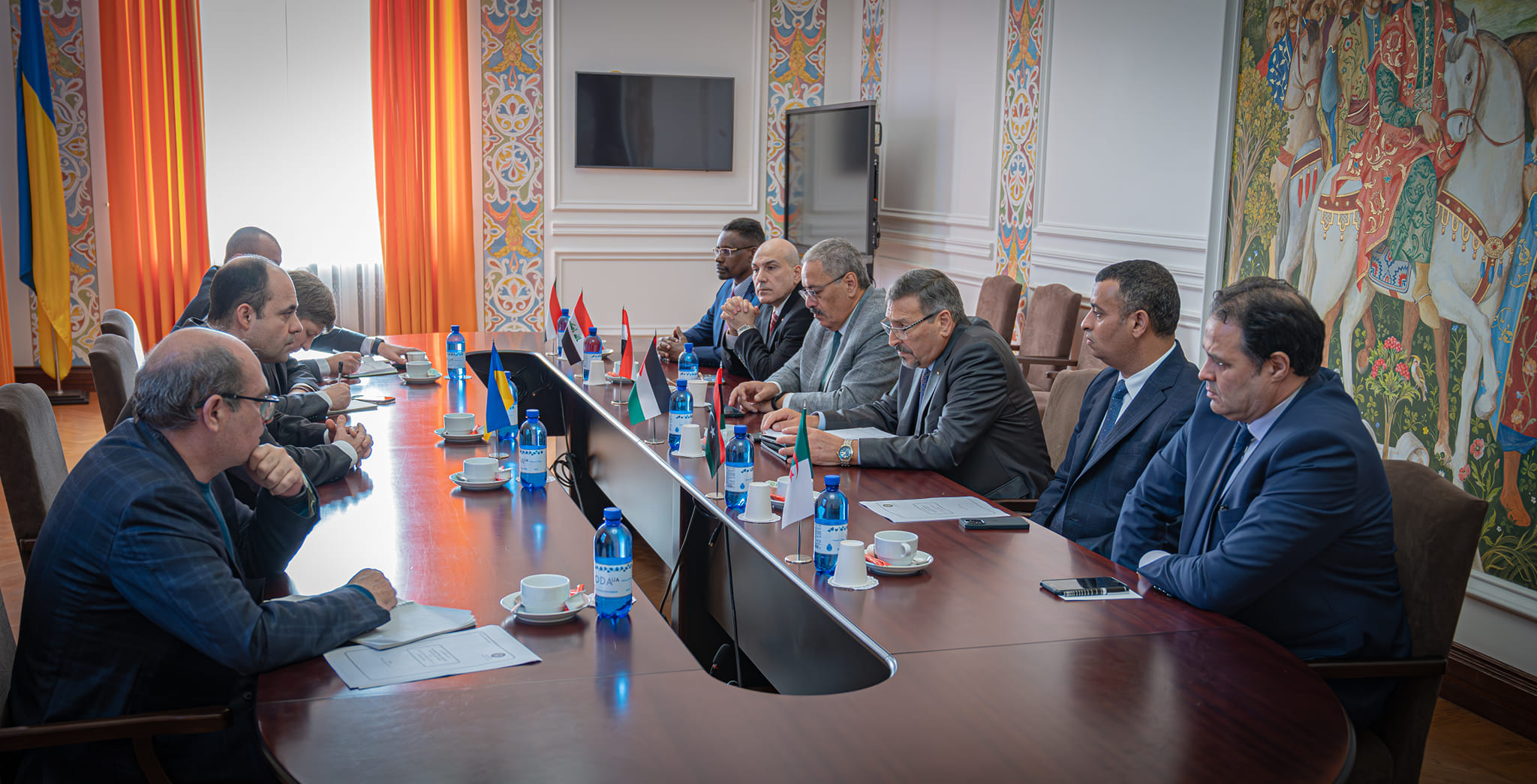 The Council of Arab Ambassadors accredited to Ukraine met with Special Representative of Ukraine for the Middle East and Africa His Excellency Ambassador Maksym Subkh