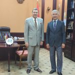 Ambassador Hashem Dajani met with His Excellency the Ambassador of Armenia Volodymyr Karapetyan